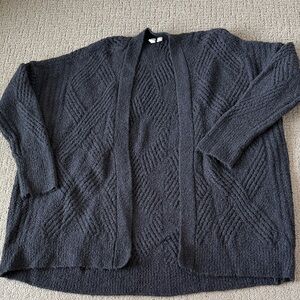 Moth for Anthropologie Dark Gray Women's Cardigan